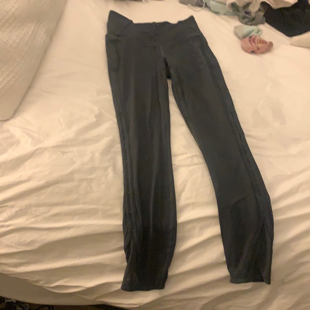 athleta leggings grey